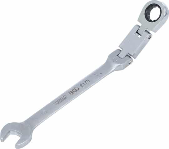 Cheie combinata cu clichet 15 mm dublu articulata