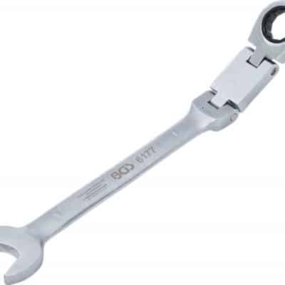 Cheie combinata cu clichet 17 mm dublu articulata