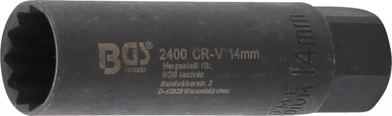 Cheie pentru bujii 14mm in 12 colturi Cheie pentru bujii 14mm in 12 colturi