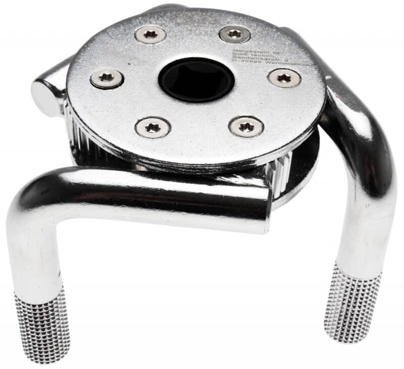 Cheie reglabila pentru filtru de ulei cu 3 brate deschidere Ø 95 - 150 mm Cheie reglabila pentru filtru de ulei cu 3 brate deschidere Ø 95 - 150 mm