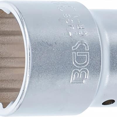 Cheie tubulara 38 mm, 12 puncte, antrenare 3/4", BGS 7438