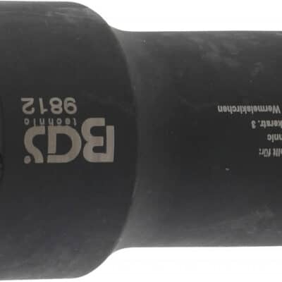 Cheie tubulara de impact 38 mm hexagonala