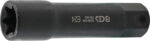 Cheie tubulara de impact Profil E24, lungime100 mm, antrenare hexagon 22 mm, BGS 5246-E24