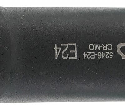Cheie tubulara de impact Profil E24, lungime100 mm, antrenare hexagon 22 mm, BGS 5246-E24
