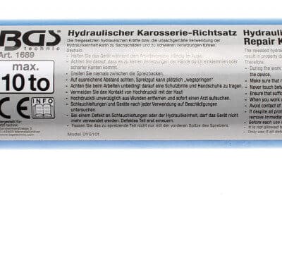 Cilindru hidraulic capacitate max.10 tone pentru presa de tinichigerie BGS 1689