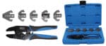 Cleste de sertizat papuci pentru cabluri electrice cu 5 perechi de bacuri
