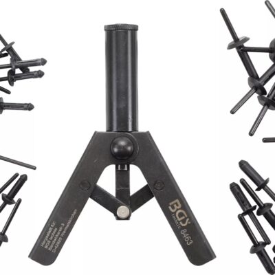 Cleste pentru pop-nituri din plastic + 4 seturi de nituri x 10buc
