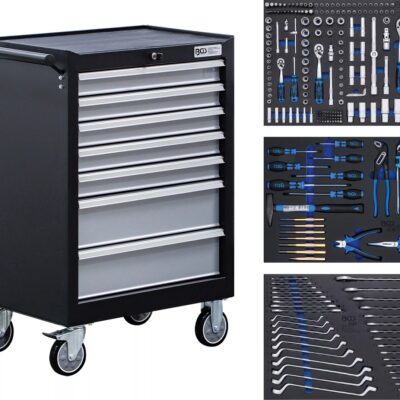 Dulap de scule cu 7 sertare echipat cu 263 piese