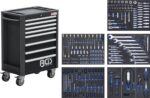 Dulap de scule Workshop Trolley ProStandard cu 8 sertare echipat cu 134 scule