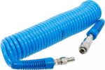 Furtun de aer spiralat pentru scule pneumatice, diametru interior 5mm, presiune maxima de lucru 10bari, lungime 6m, BGS 66540