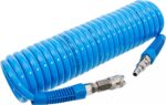 Furtun de aer spiralat pentru scule pneumatice, diametru interior 8 mm, presiune 10 bari, lungime 6 m, BGS 66541