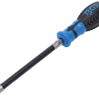 Mâner rotativ cu tija flexibila pentru tubulare cu antrenare 6,3 mm (1/4"), lungime 275 mm, BGS 7825