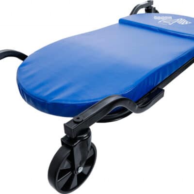 Pat cu role pentru atelier extra plat