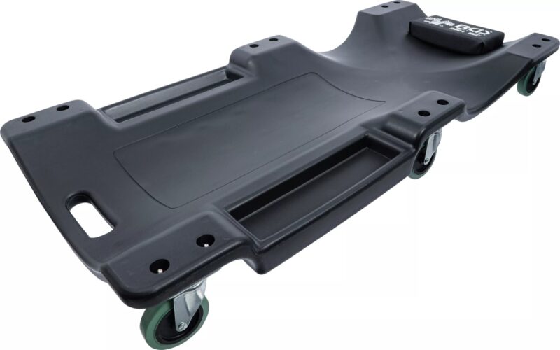 Pat de lucru mobil pentru mecanici cu 6 roti