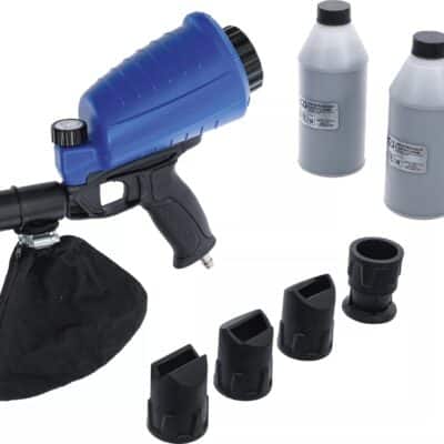 Pistol pneumatic de sablat cu accesorii