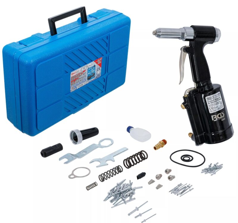 Pistol pneumatic pentru pop-nituri din Aluminiu 2.4mm - 3.2mm - 4.0mm - 4.8mm