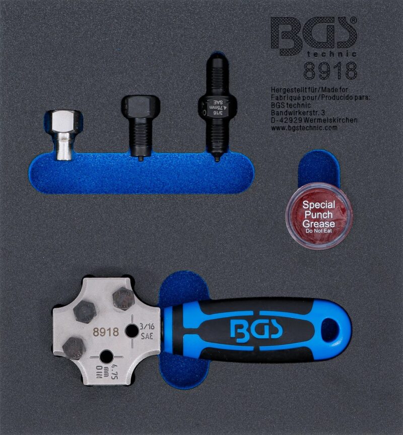 Presa pentru bercuit conducte de frana | DIN 4.75 mm & 3/16"