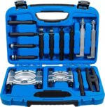 Presa pentru rulmenti cu 2 flanse de extragere,14 piese, BGS 7750