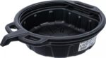 Recuperator de ulei din plastic HDPE, inaltime 125mm, diametru 400mm, capacitate 8 litri, BGS 9981