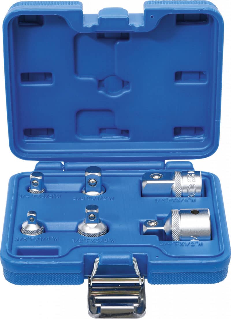 Set adaptoare pentru tubulare cu antrenare 1/4" - 3/8" - 1/2" - 3/4"