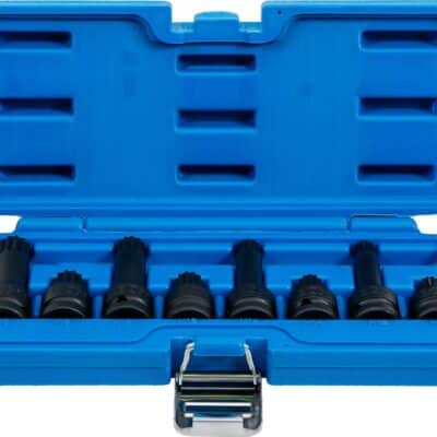 Set biti Spline (XZN) M12 - M14 - M16 - M18, antrenare 1/2", 8 piese, BGS 5381