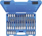 Set biţi Torx Plus TP20 - TP70 cu gaura pentru suruburi cu lacas de securizare