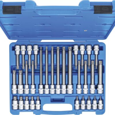 Set biţi Torx Plus TP20 - TP70 cu gaura pentru suruburi cu lacas de securizare
