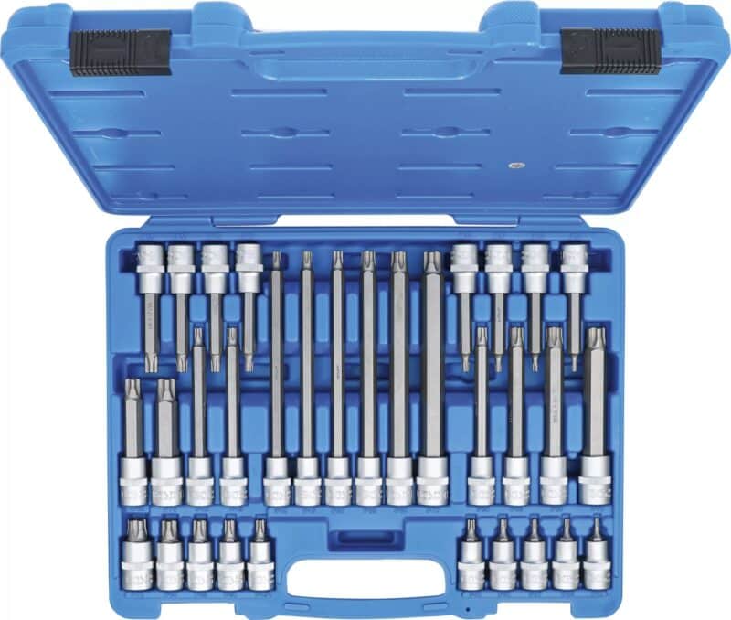 Set biţi Torx Plus TP20 - TP70 cu gaura pentru suruburi cu lacas de securizare Set biţi Torx Plus TP20 - TP70 cu gaura pentru suruburi cu lacas de securizare