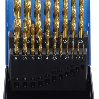 Set burghie 1-10mm HSS-G acoperite cu Titan