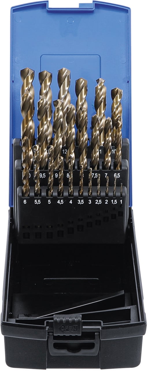 Set burghie oţel cu Cobalt HSS-G M35