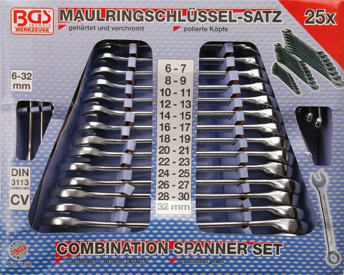 Set chei combinate 6-32 mm