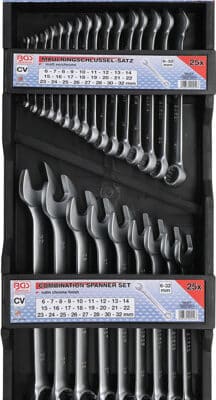 Set chei combinate 6 - 32 mm cu capat inelar in unghi de 15°