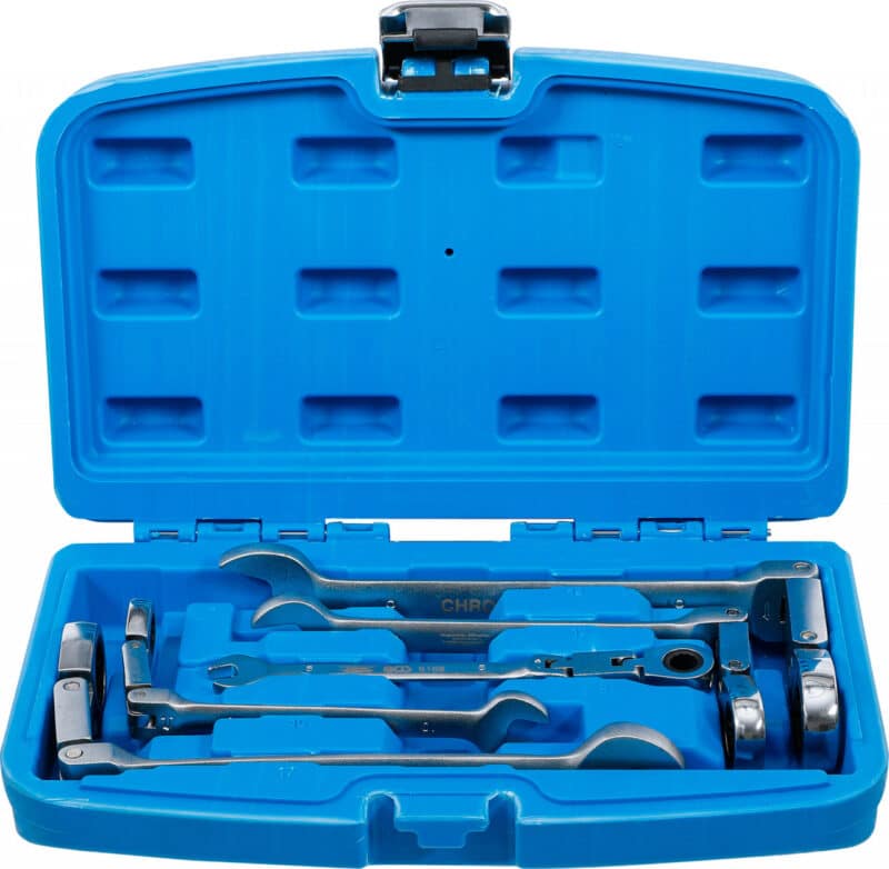 Set chei combinate cu clichet dublu articulate 8 - 19 mm Set chei combinate cu clichet dublu articulate 8 - 19 mm