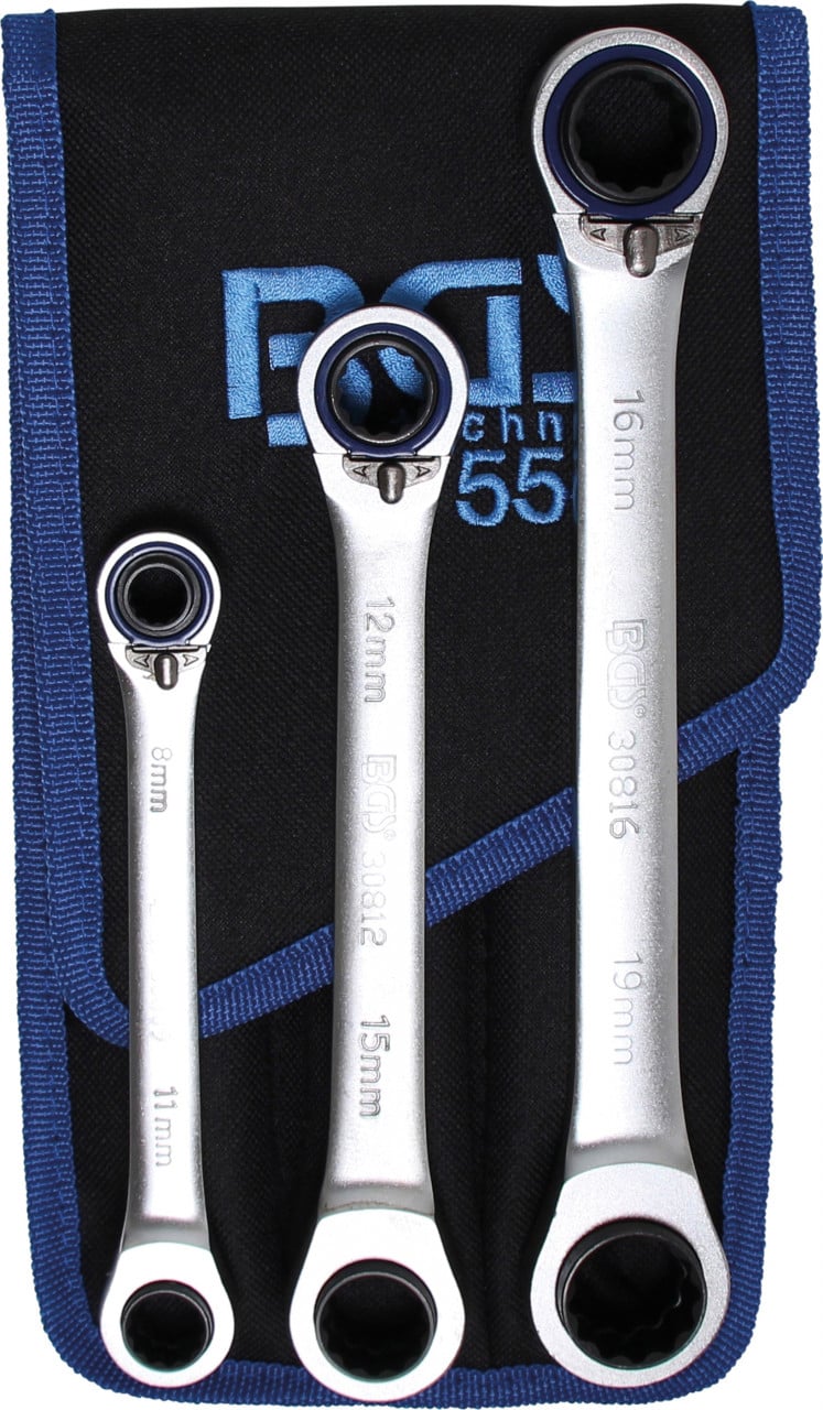 Set chei inelare cu clichet | 4-in-1 | 3 piese Set chei inelare cu clichet | 4-in-1 | 3 piese