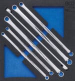Set chei inelare drepte extra lungi 10 x - 24 mm