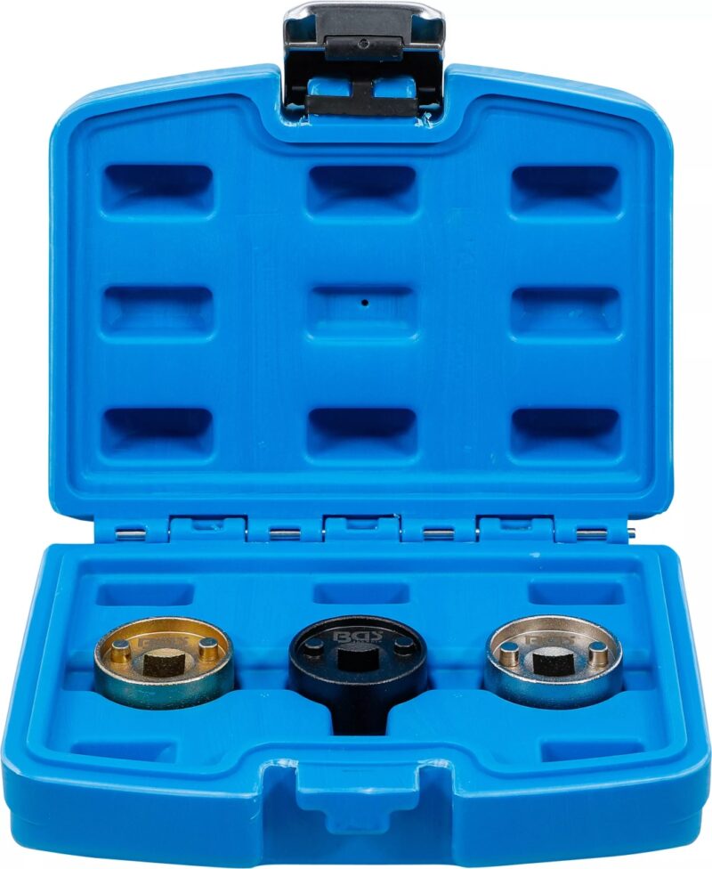 Set chei pentru demontarea / montarea supapei centrale cu 4 / 3-cai a reglarii axei cu came VAG 1.8 / 2 TFSI / TSI Set chei pentru demontarea / montarea supapei centrale cu 4 / 3-cai a reglarii axei cu came VAG 1.8 / 2 TFSI / TSI