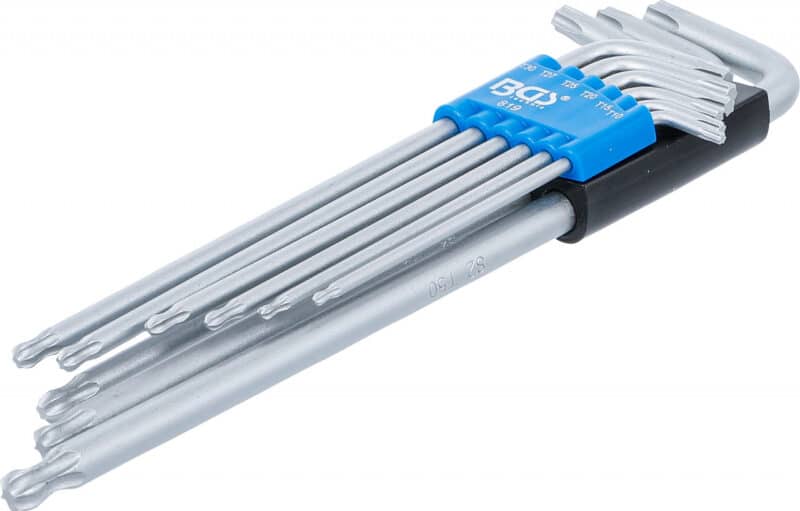 Set chei Torx cu cap sferic T10 - T50 extra-lungi