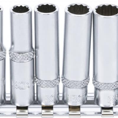 Set chei tubulare 12 colţuri, adânci, 6,3 mm (1/4") 4 - 13 mm, 11 piese, BGS 5251