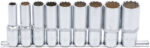 Set chei tubulare adânci 10 - 24 mm in 12 colţuri, antrenare 12,5 mm (1/2"), 9 piese, BGS 5253