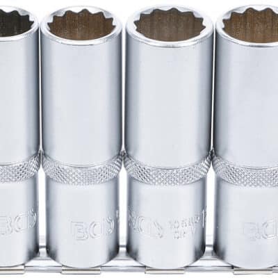 Set chei tubulare adânci 10 - 24 mm in 12 colţuri, antrenare 12,5 mm (1/2"), 9 piese, BGS 5253