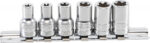 Set chei tubulare Profil Torx Plus, antrenare 6,3 mm (1/4"), 6EP - 12EP, 6 piese, BGS 9588