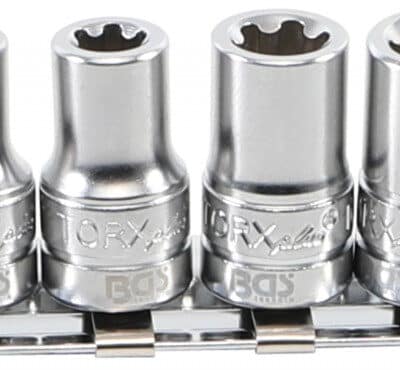Set chei tubulare Profil Torx Plus, antrenare 6,3 mm (1/4"), 6EP - 12EP, 6 piese, BGS 9588