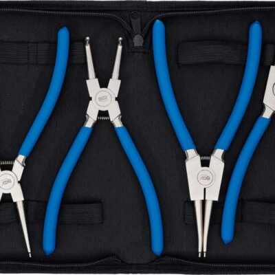 Set clesti de sigurante Seeger 225 mm, 4 piese, BGS 650