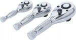 Set clicketi reversibili cu antrenare 1/4"-3/8"-1/2"