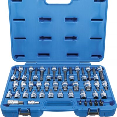Set cu biti Imbus, Torx, Spline (XZN), antrenare cu tubulara 1/2", 49 piese, BGS 5188