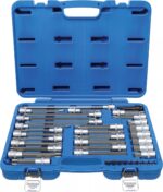 Set cu biti Imbus, Torx, Torx PlusTS, Ribe si Spline (XZN), antrenare cu tubulara 1/4" + 1/2", 38 piese, BGS 5184