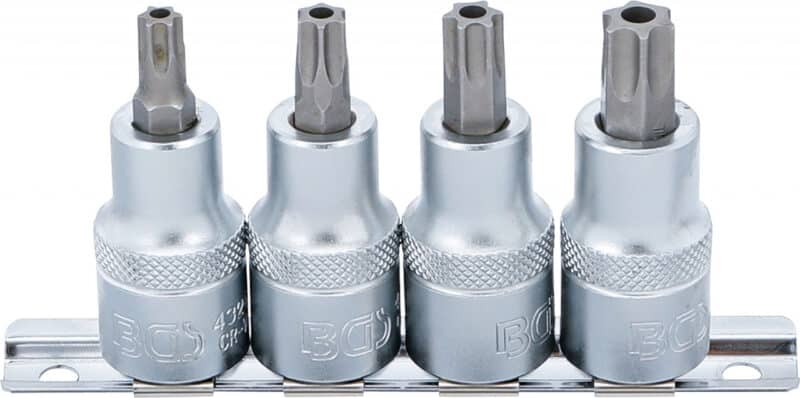 Set cu biti Torx cu gaura T40 - T45 - T50 - T55