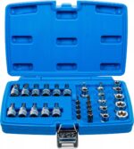 Set cu biti Torx T10 - T60 si tubulare Profil E E4 - E20