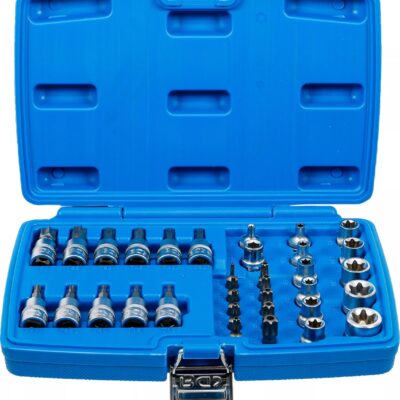 Set cu biti Torx T10 - T60 si tubulare Profil E E4 - E20