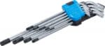 Set de chei Torx tip L extra lungi cu gaura T10 - T50 | 9 piese, BGS 794